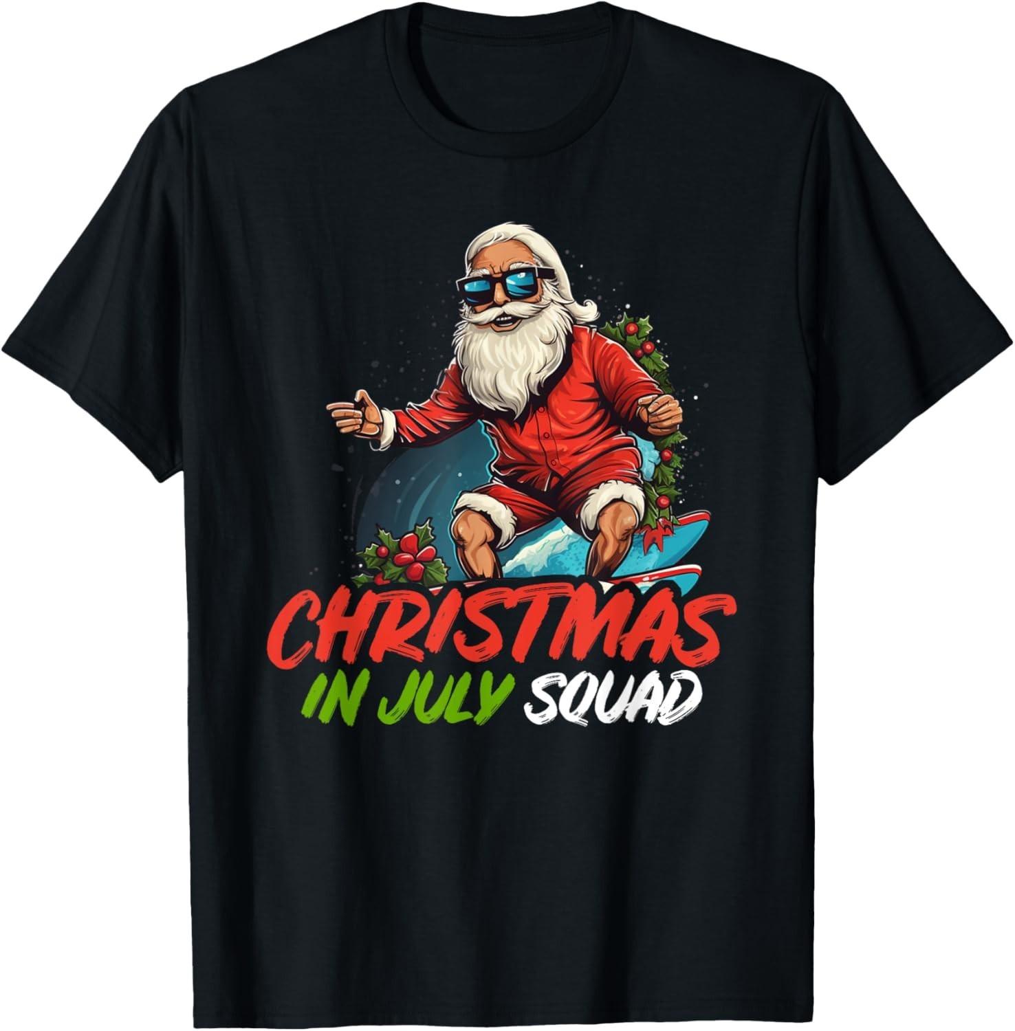 NEW LIMITED! Christmas im July Summer Santa Claus Beach Hawaii Tee - MADE IN USA XXL