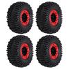 4pcs Rubber Tires 1/10 RC Soft Rubber Tyre for Racing RC Off Road On Road Car Accessories