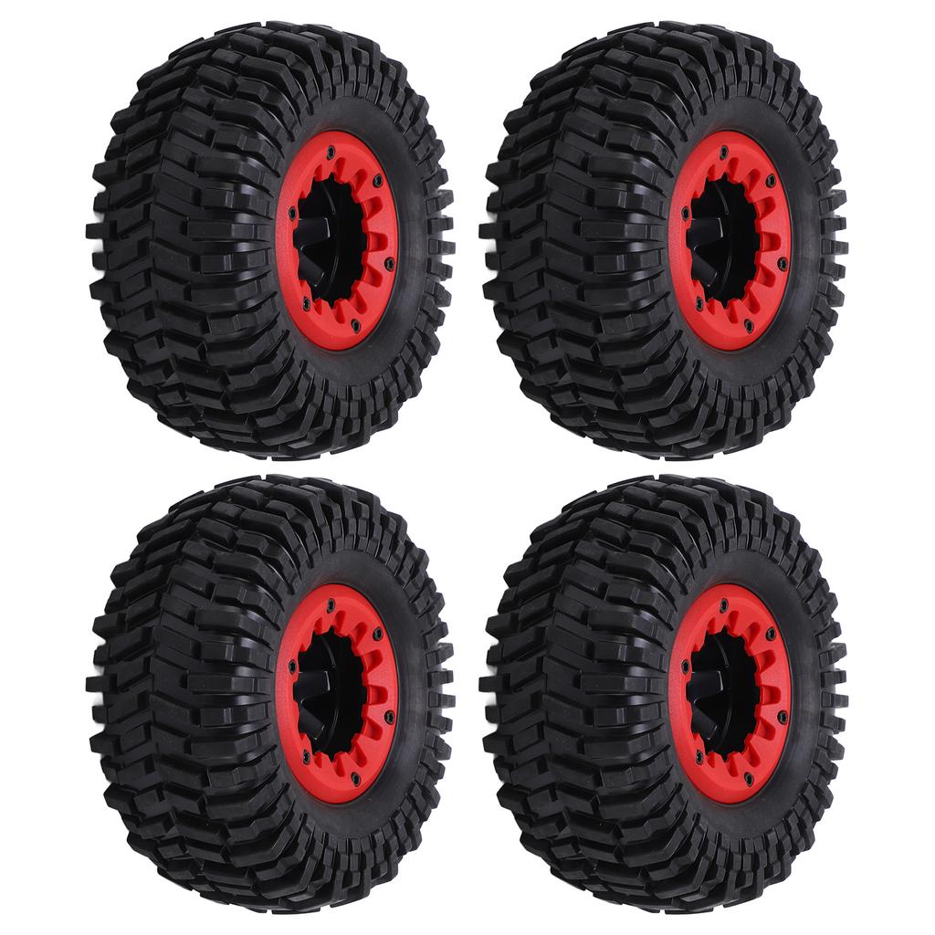 4pcs Rubber Tires 1/10 RC Soft Rubber Tyre for Racing RC Off Road On Road Car Accessories