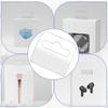 100PCS Self-Adhesive Plastic Hanging Tags PET Plastic Store Retail Hang Tabs  Retail Display