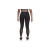 Nike Pro 365 Letter Print Pocket Design Mid Rise Leggings Women Leggings Black FB5033-011