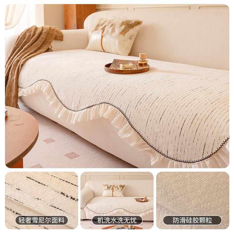 

Подушка для дивана Chenier необычной формы, Простая неровная подушка для дивана, Защитная ткань-чехол, Универсальная для всех сезонов 90*90cm