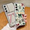 Bow Pattern Phone Case For Samsung Galaxy S26 S24 S23 Ultra S22 Plus S25 Edge S25 FE Shockproof Clear Card Bag Wallet Soft Cover