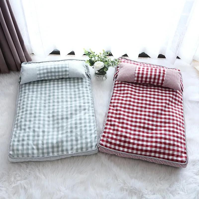 Huisdier Kattenbed Kussen Zachte Lounger Huisdier Bed Huis voor Honden Katten Gezellig Slaapbank Warm Puppy Kennel Mat Hond Matras Huisdierbenodigdheden