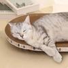 Round Oval Grinding Claw Toys Corrugated Cat Bed Nest Durable Cat Accessories  Cats