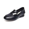 Retro Loafers Women's 2025 Autumn New British Style Soft Leather Soft Sole Round Head Leather Shoes Lazy One-pedal Leather Shoes