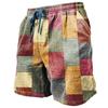 Shorts Patchwork Blocs de Couleur Graphiques pour Hommes Shorts d'Été Shorts Décontractés Taille Moyenne Mode