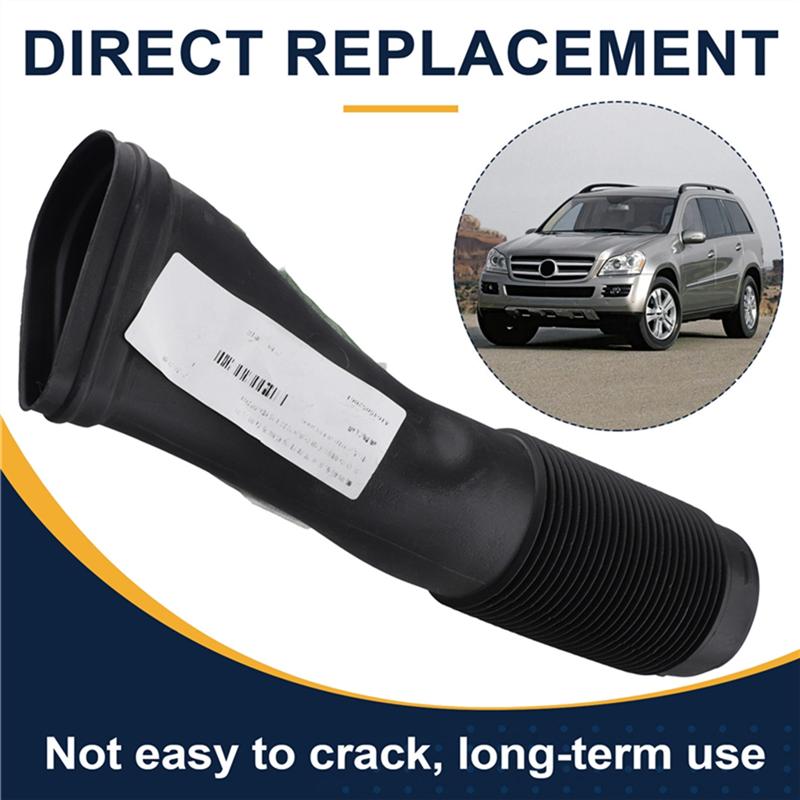 Powerful 1Pair Rear Air Duct Intake Hose For Mercedes Benz M GL-Class W164 X164 A1645051961 A1645052061air Cleaner Intake Pipe