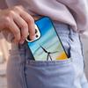 Windmill Over Sunset Enviromental Phone Case For iPhone 17 Air 15 16e 14 13 Pro Max Coque 12 11 Pro Max PLUS cover