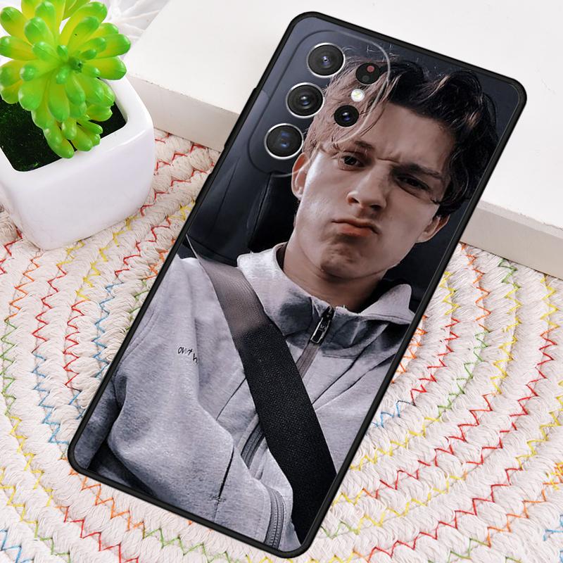 movie star Tom Holland Silicone Phone Case For Samsung Galaxy note 10 pro S26 S25 S24 S23 S22 S21 Plus S25Ultra Capa Cover