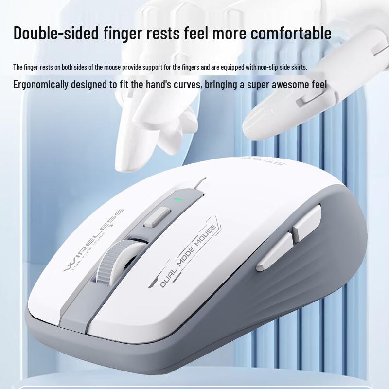 Stiger Multi-Mode Wireless Rechargeable Silent Mouse