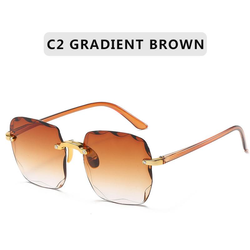 

2024 Квадратні сонцезахисні окуляри без оправи Жіночі люксові брендові дизайнерські літні червоні окуляри Модні сонцезахисні окуляри для чоловіків UV400 Shades Oculos