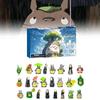 Enchanting Totoro Figurine Collection Featuring 24 Blind Box Sets With Unique Designs