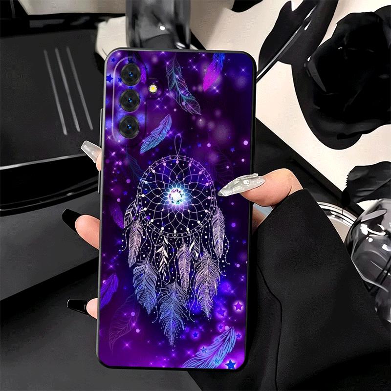 Soft Phone Case For Samsung A17 A37 A57 A16 A36 A56 A15 A35 A55 Mandala Dreamcatcher A14 A34 A54 A13 A33 A53 A27 A26 A25 A24 A23