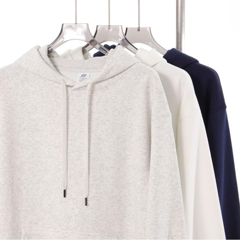 Heavyweight 420GSM Fleece Hoodie Men Loose Fit Warm Winter Sweatshirt Casual Streetwear
