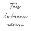 Les Trésors De Lily [Q6516] - Sheet of Stickers 'Messages' (Sweet Dreams...) - 20x70 Cm