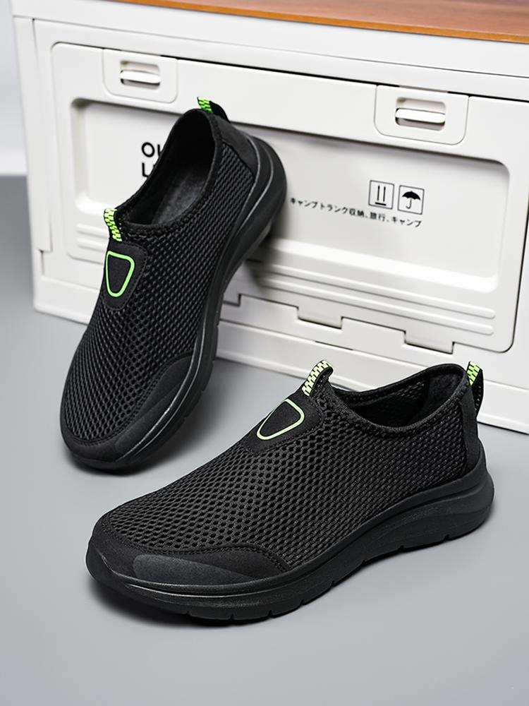 Estate nuove scarpe in rete traspirante scarpe da passeggio antiscivolo da esterno sandali comodi mezze pantofole mocassini casual 39-48