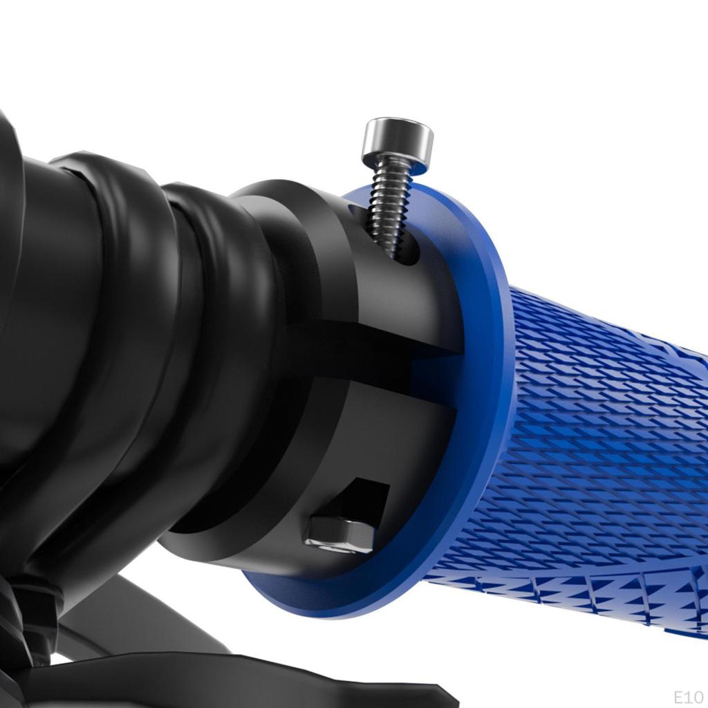 Handlebar Grips, 1 Pair Aluminum Screw Grips Lock