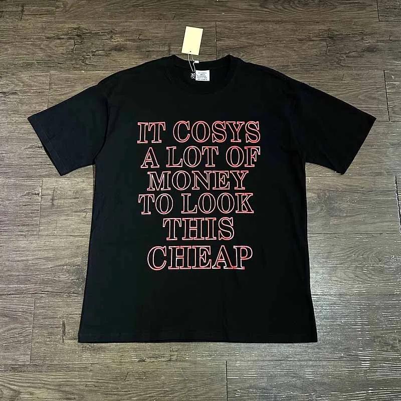 2025 Luxury Vt Logo Full Print Unisex T-shirt T-shirt Hip Hop Super Men Casual Cotton T-shirt Summer Fashion Short Sleeve