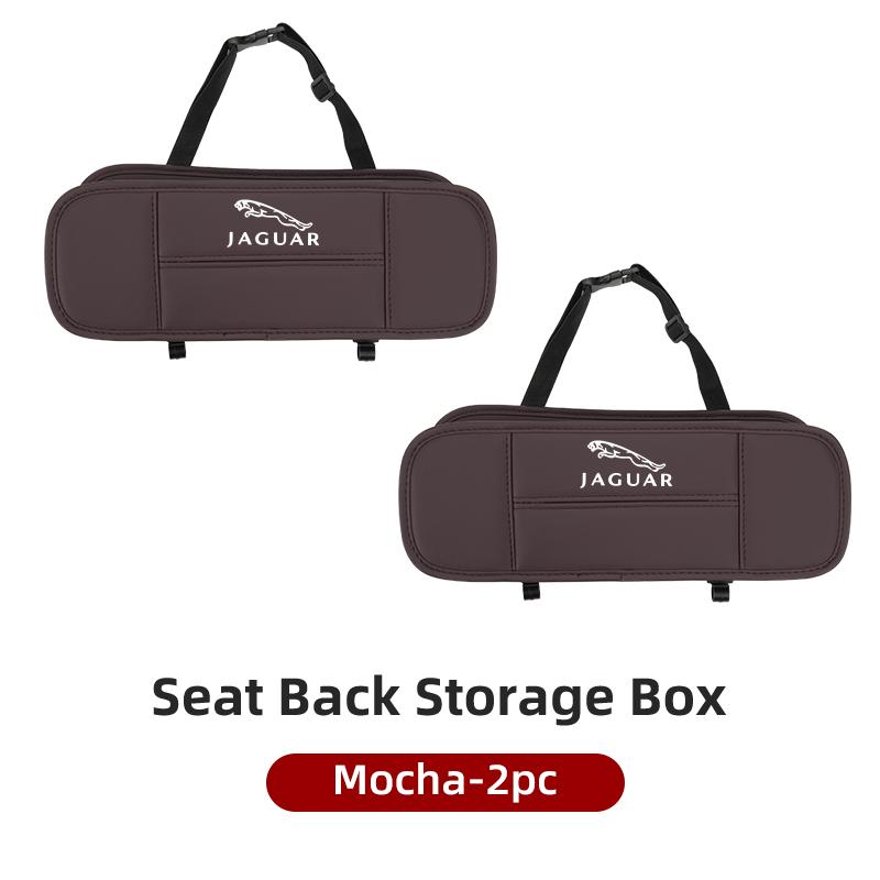 Car Seatback Organizer Tissue Storage Box Cup Holder Accessories For Jaguar XF XJ XE S-Type F-Type X-Type F-Pace I-Pace E-Pace X NN70