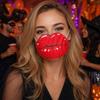 Realistic Expression 3D Printed Mask 3D Printed Cotton Mask Creative Halloween Mask  Cycling