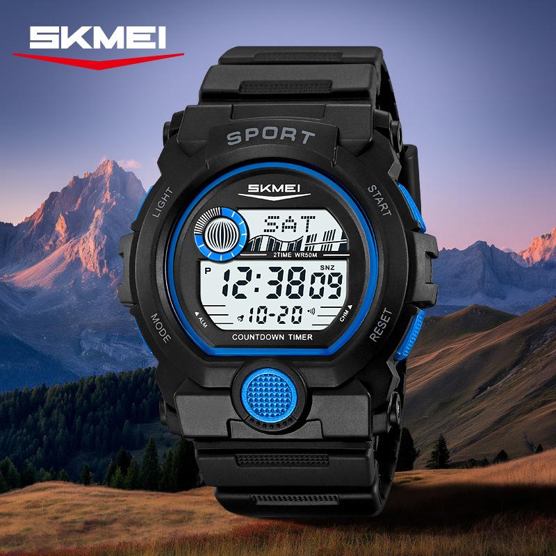 New electronic watch men's live outdoor luminous student watch personalized creative electronic watch