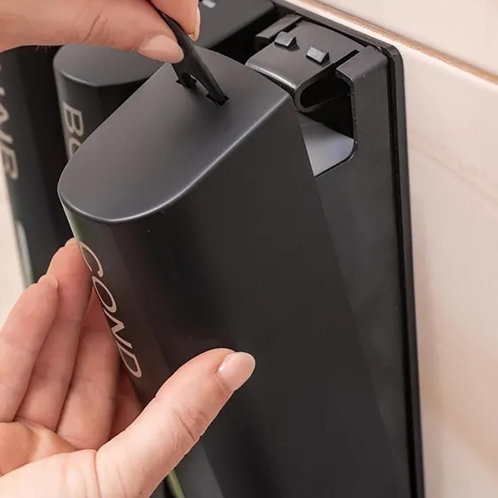 Perforated Hotel And Hotel Manual Press Soap Dispenser, Single, Double, Three Head Wall Mounted Hand Soap Bottle, Shampoo And Shower Gel
