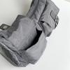 Nieuwe modieuze kleine vierkante tas veelzijdige effen kleur nylon draagbare schoudertas trendy high-end schoudertas