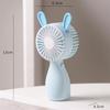 2025 New Hot-Selling Student Cartoon Handheld USB Fan with Large Lithium Battery and Lanyard
