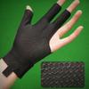 Left Hand Billiards Gloves Anti-sweat Wear-resistant Open 3 Fingers Gloves Light Breathable Three Finger Gloves