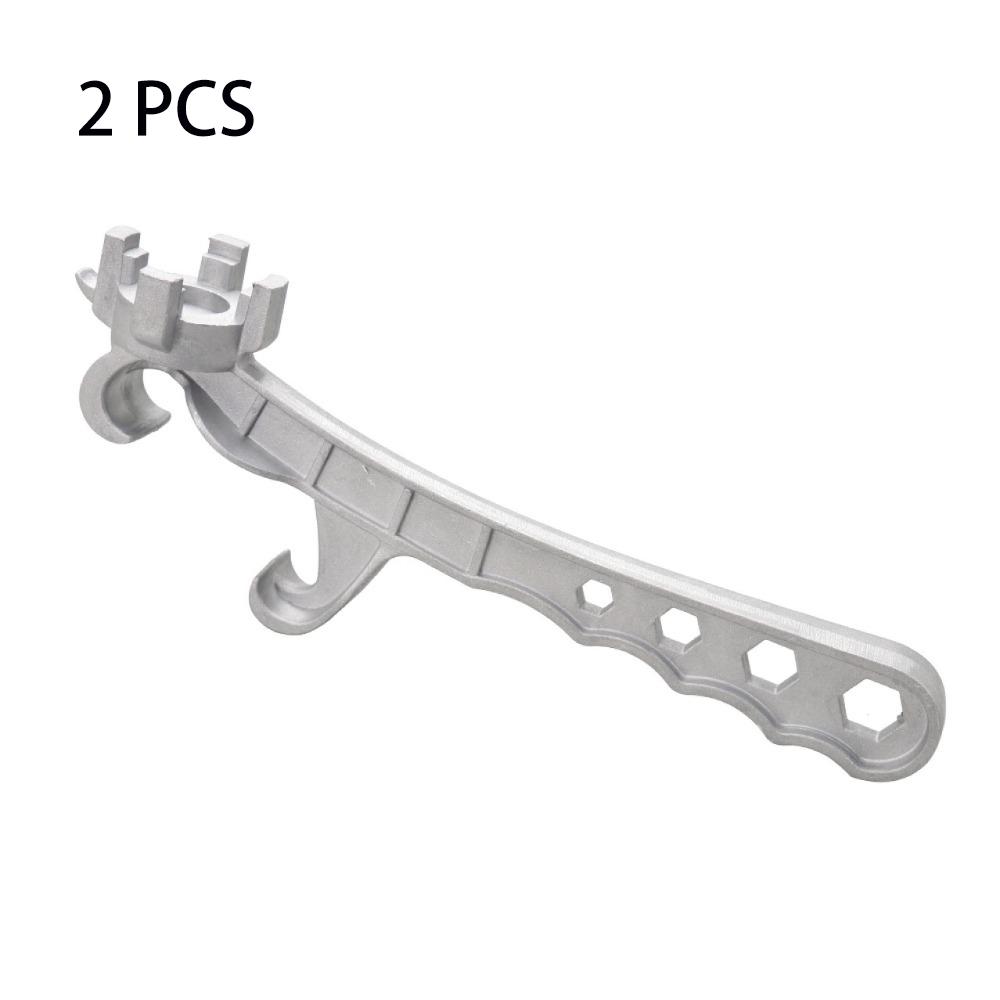 2 PCS Lid Wrench Metal Can Opener Aluminum Zinc Zinc Alloy Lid Tool Multifunction Lid Can Opener  Paint Barrel