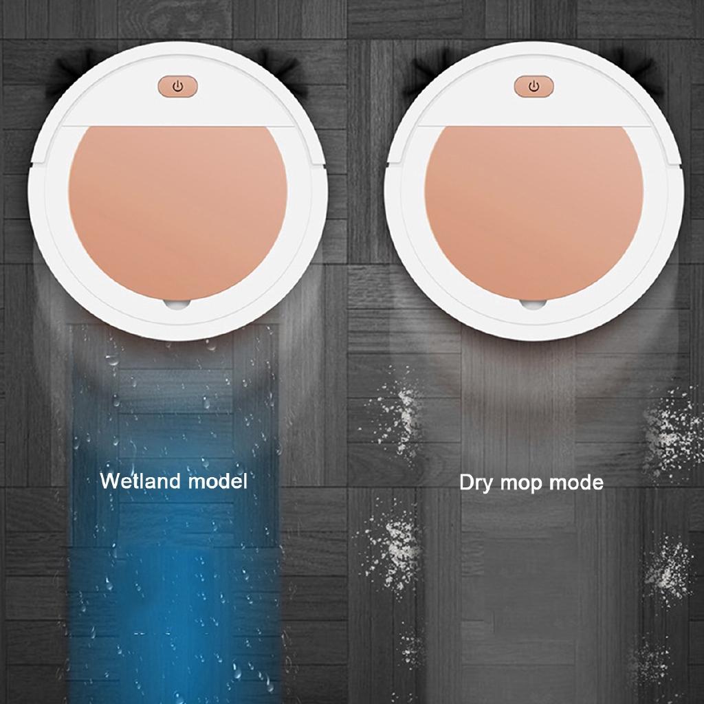 3W New Smart Sweeping Home Strong Power Robot 3 In 1 Robot Floor Cleaner Robot Vacuum Cleaner 1800 Pa