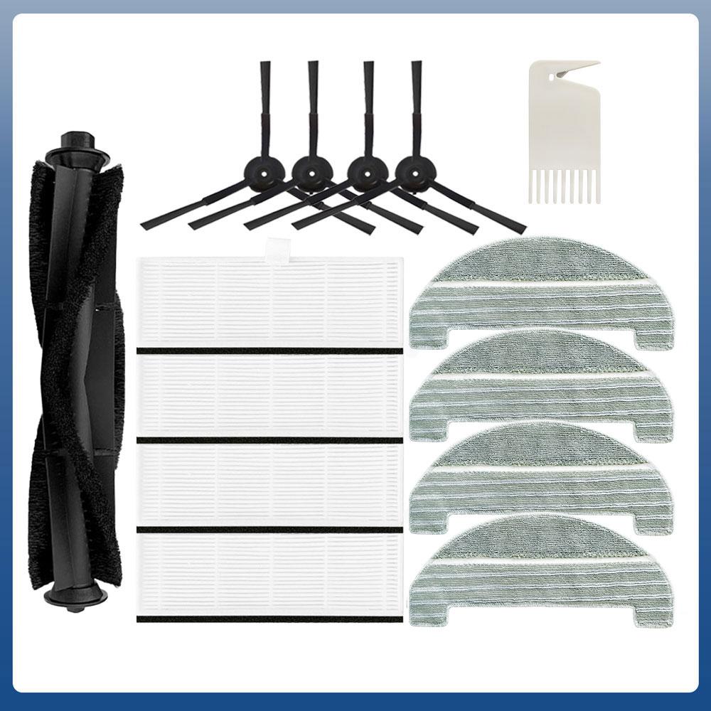 Spare Parts For Ultenic T10 Robot Vacuum Cleaner Accessories Main Brush Side Brush Hepa Filter Dust Bag Mop Rag Cloth