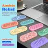 8PCS Fidget Toys Children's Sensory Stone, Children's Decompression Toy Soft Silicone Texture Worry Stone