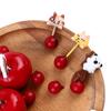 6Pcs Animal Cat Paw Fruit Fork Mini Cartoon Children Snack Cake Pick Toothpick