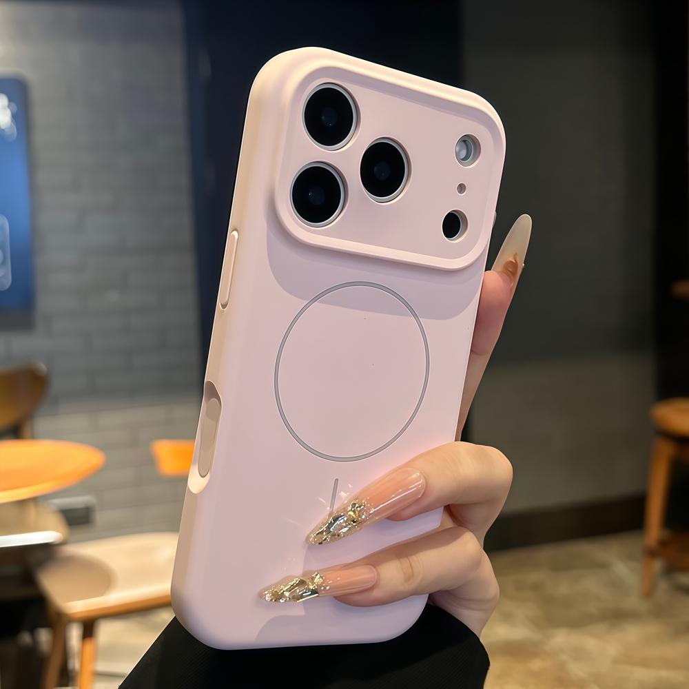 Matte for Magsafe Candy Color Lanyard Case for iPhone 16 17 Pro Max Air 15 14 Plus 12 13 11 Wrist Strap Liquid Silicone Cover