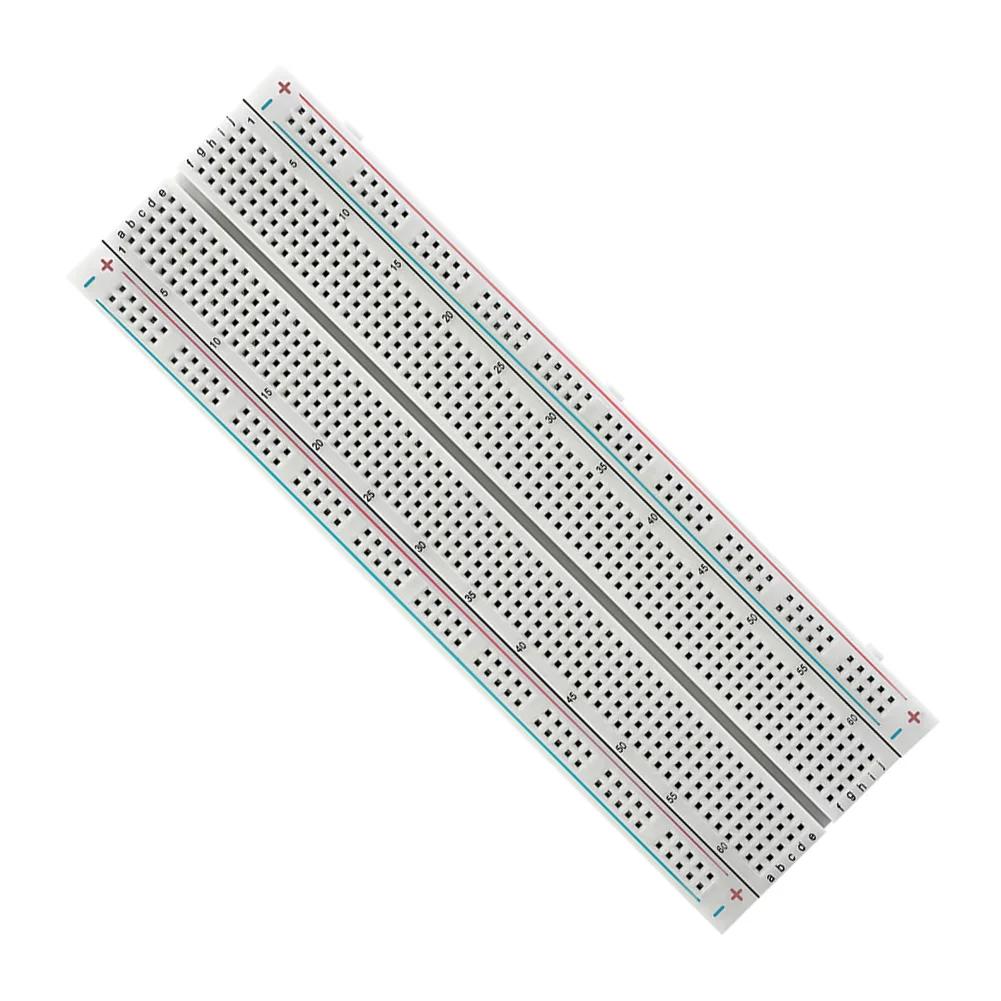 Breadboard 830 Point Circuit Boards Solderless Universal Experiment Boards Spliceable for Circuit Assembly and Commissioning