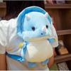 34cm Cute Plush Tyrannosaurus &Triceratops Backpack Toys for Children Cartoon Animal Dinosaur Schoolbag Kawaii Gift for Kids