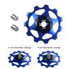 11T Bicycles Rear Derailleur Jockey Wheel Steel Bearing Pulley Road Bike Guide Roller Bicycles Rear Guide Wheel