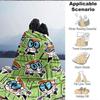 1pc Dexter's Laboratory Cozy Print Blanket Lightweight Warm Flannel Throw Blanket For Sofa, Bed, Living Room