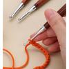 8Pcs Aluminium Crochet Hook for Knitting Ergonomic Wood Handle Crochet Hooks Yarn Craft Tool for Crocheting 3.0-7.0mm