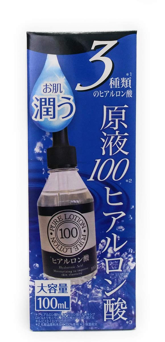 

Japan Gals 3 Types of Hyaluronic Pure Hyaluronic Large 100ml Acid, 100% Acid, Capacity,