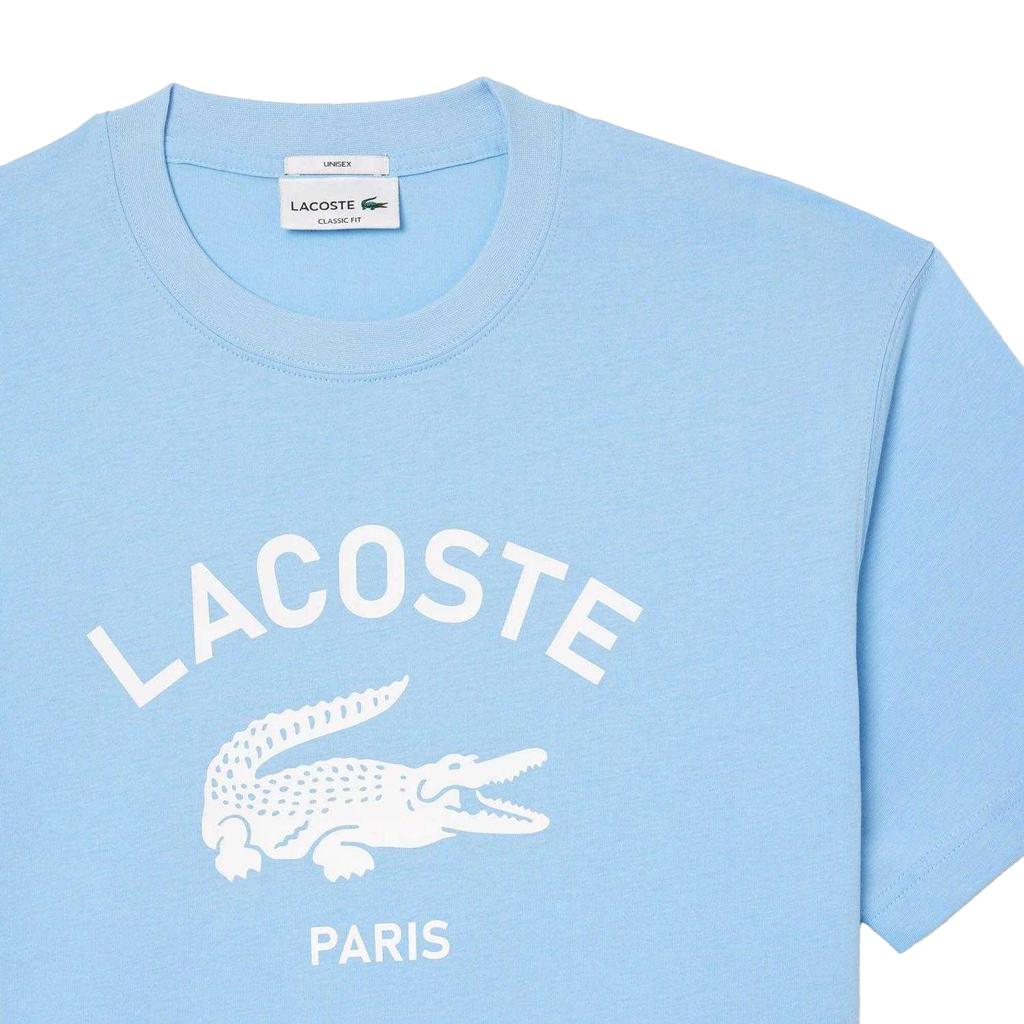 Lacoste Unisex Adult Printed Signature Cotton T-Shirt