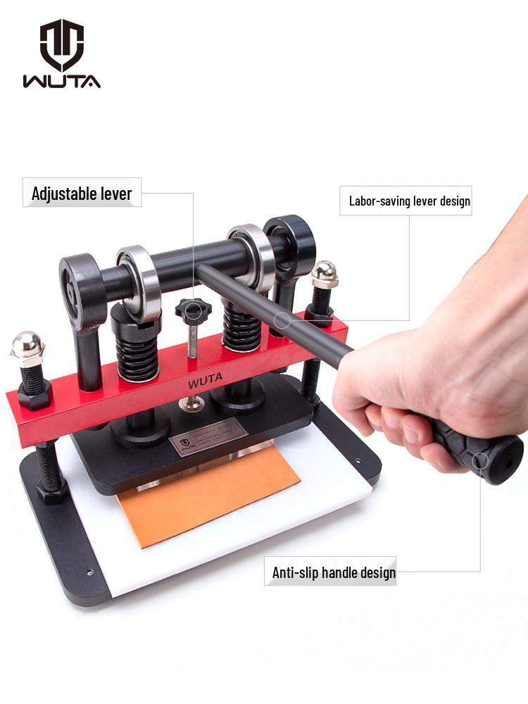 Compact Leather Die-Cutting and Punch Press Machine