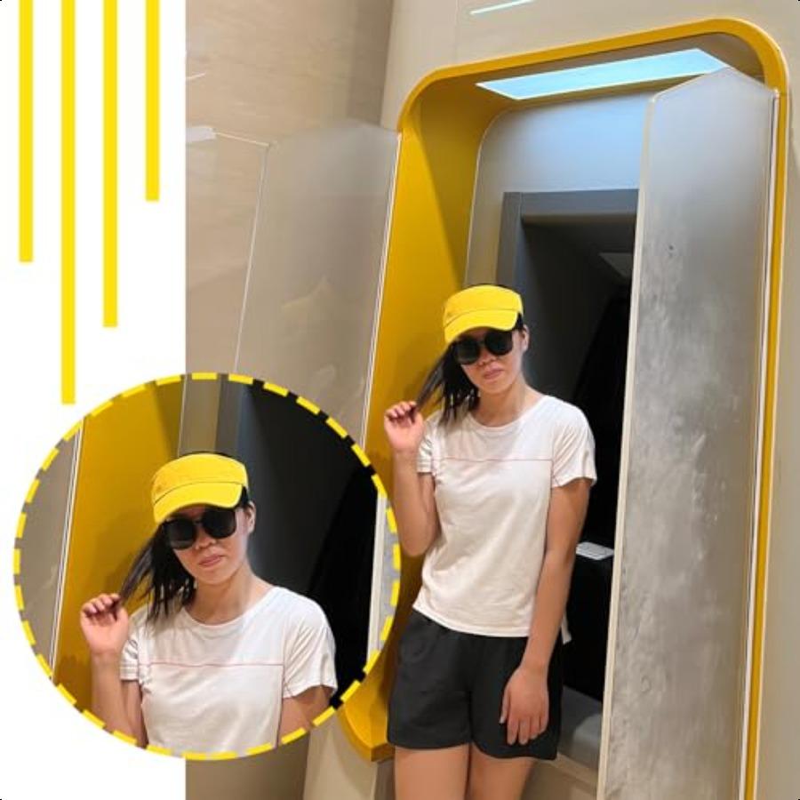 1 Piece of Yellow Sun Visor Hat Adjustable Sport Visors for Women and Men One Size