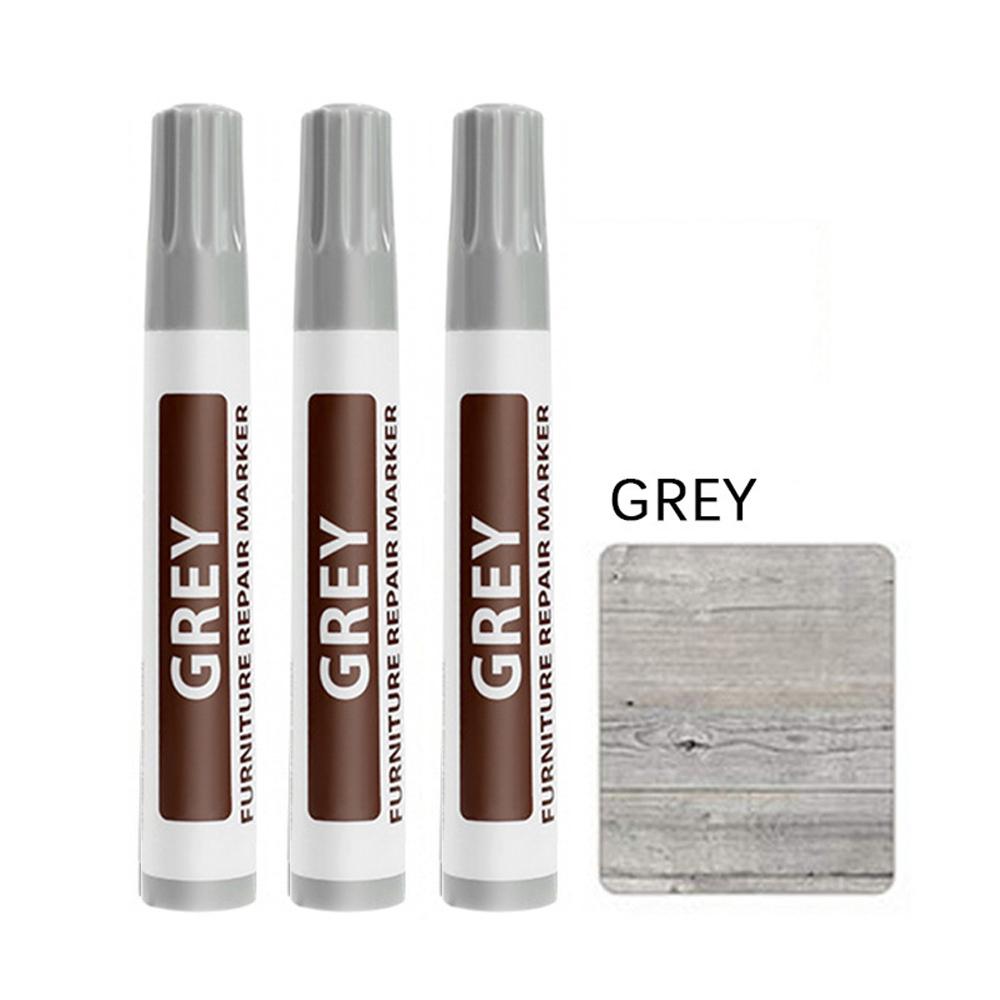 3Pc Furniture Touch-up Marker Waterproof Permanent Markers Pen for Restore Repair Andy Wood Surface