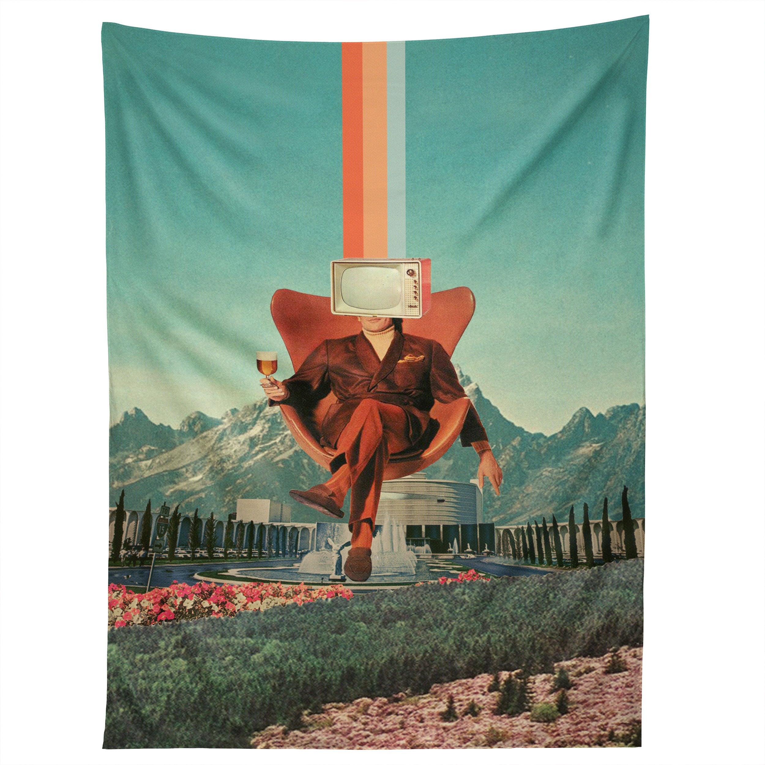 ENEMY tapestry 75x100 чёрный