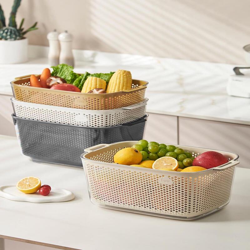 Multi-functional Double-Layer Kitchen Drain Basket