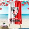 Custom Athletic Bilbao Print Beach Towel, Large Soft Quick Dry Towel for Beach Camping Swimming