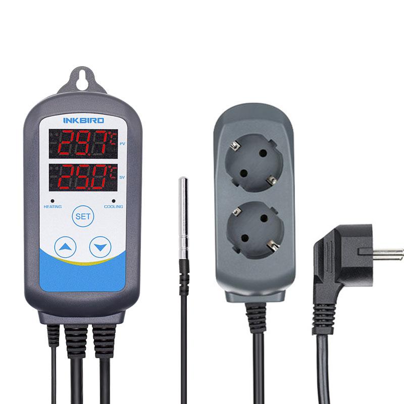 INKBIRD Heating Cooling Pre-wired Temperature Controller 3 Types EU Temperature Controller of ITC-306 , ITC-308 , ITC-310T-B